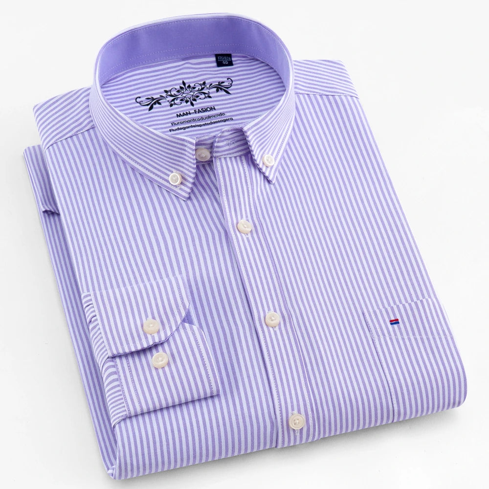 Elegante camisa de algodón