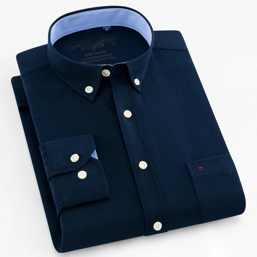 Elegante camisa de algodón
