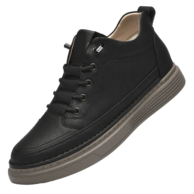 Zapatos Oxford elegantes de cuero alto