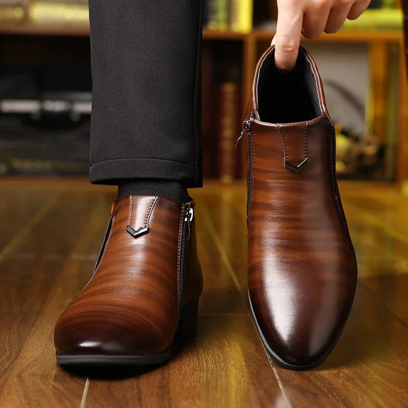 Beckett Botas de piel con cremallera
