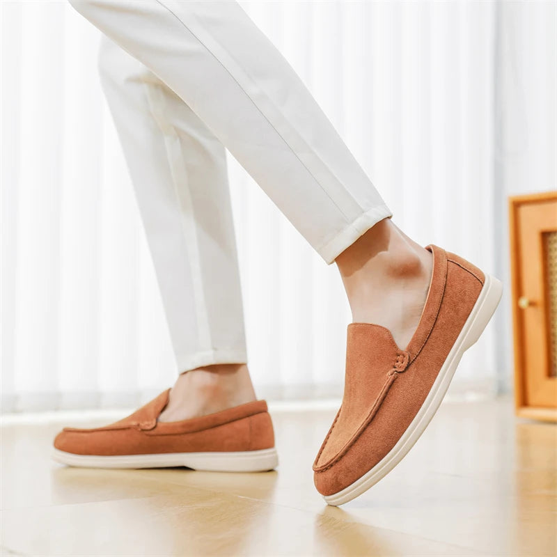 Mocasines casuales de ante