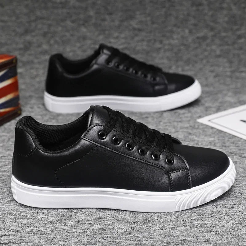 Elegantes zapatillas de piel