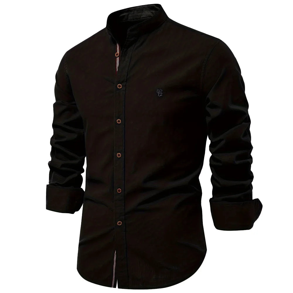 Elegante camisa de lino