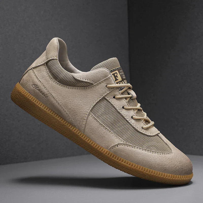 Zapatillas casual de piel