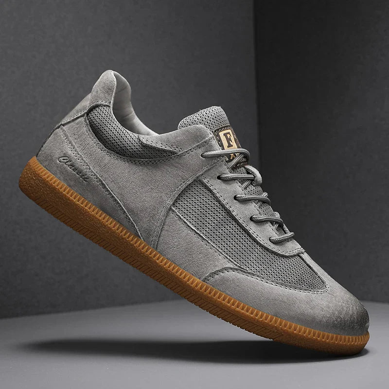 Zapatillas casual de piel