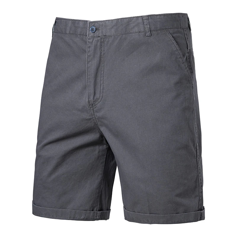 Elegantes pantalones cortos de algodón