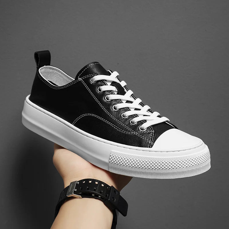 Elegantes zapatos de piel