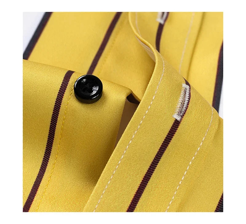 Camisa casual de rayas para hombre