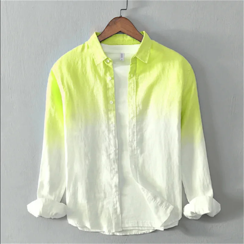 Elegante camisa de colores