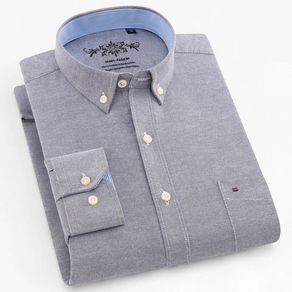 Elegante camisa de algodón