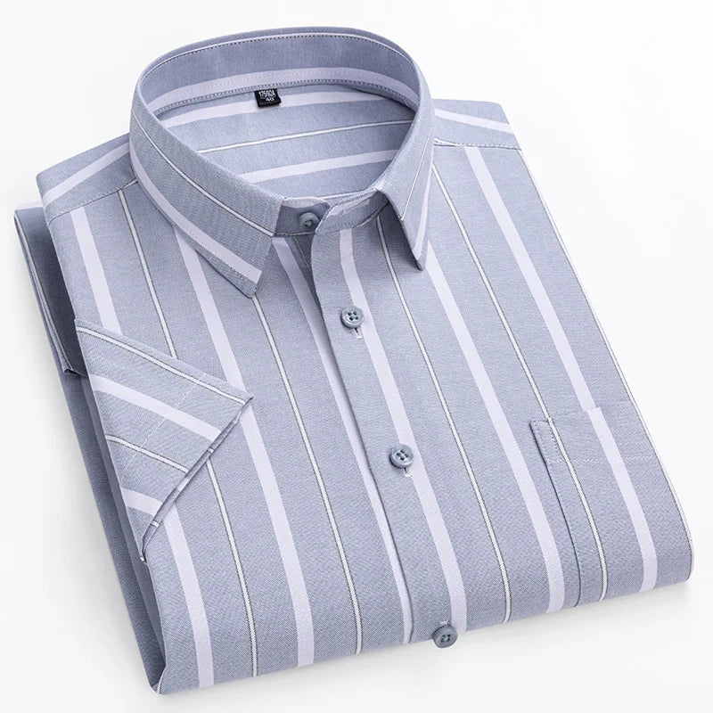 Camisa de algodón de manga corta