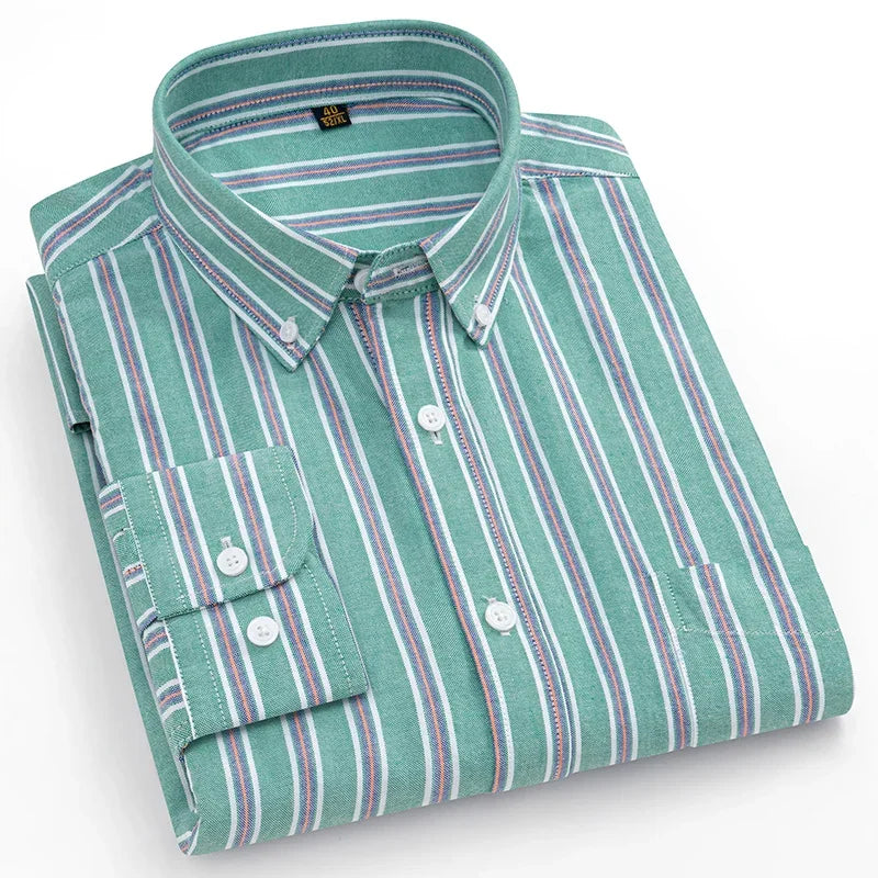 Camisa Oxford de algodón