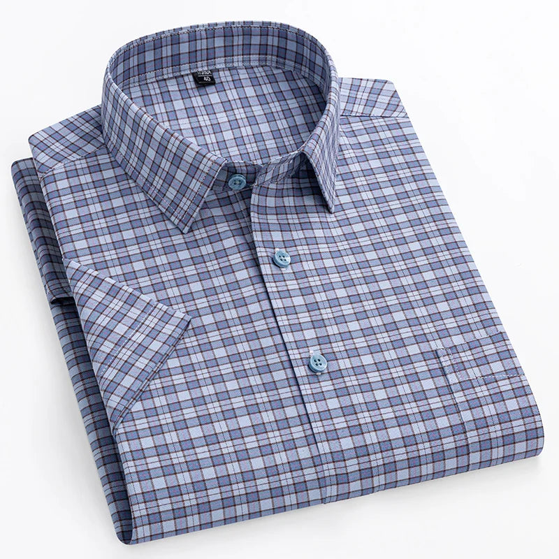 Camisa de algodón de manga corta