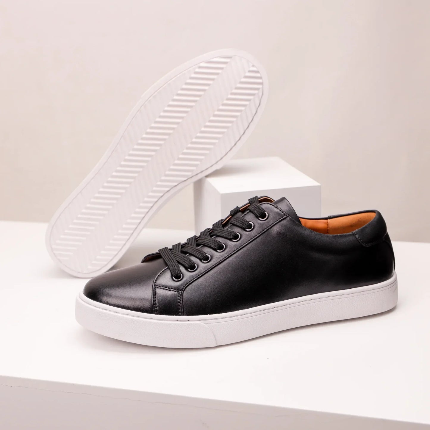Zapatillas de piel auténtica