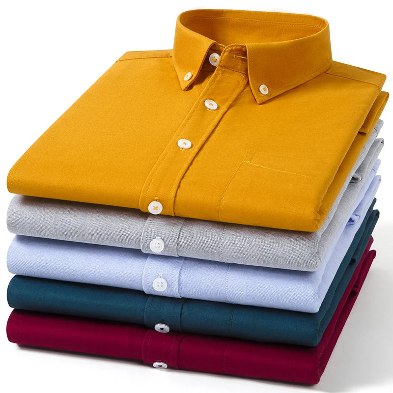Camisa Oxford de algodón