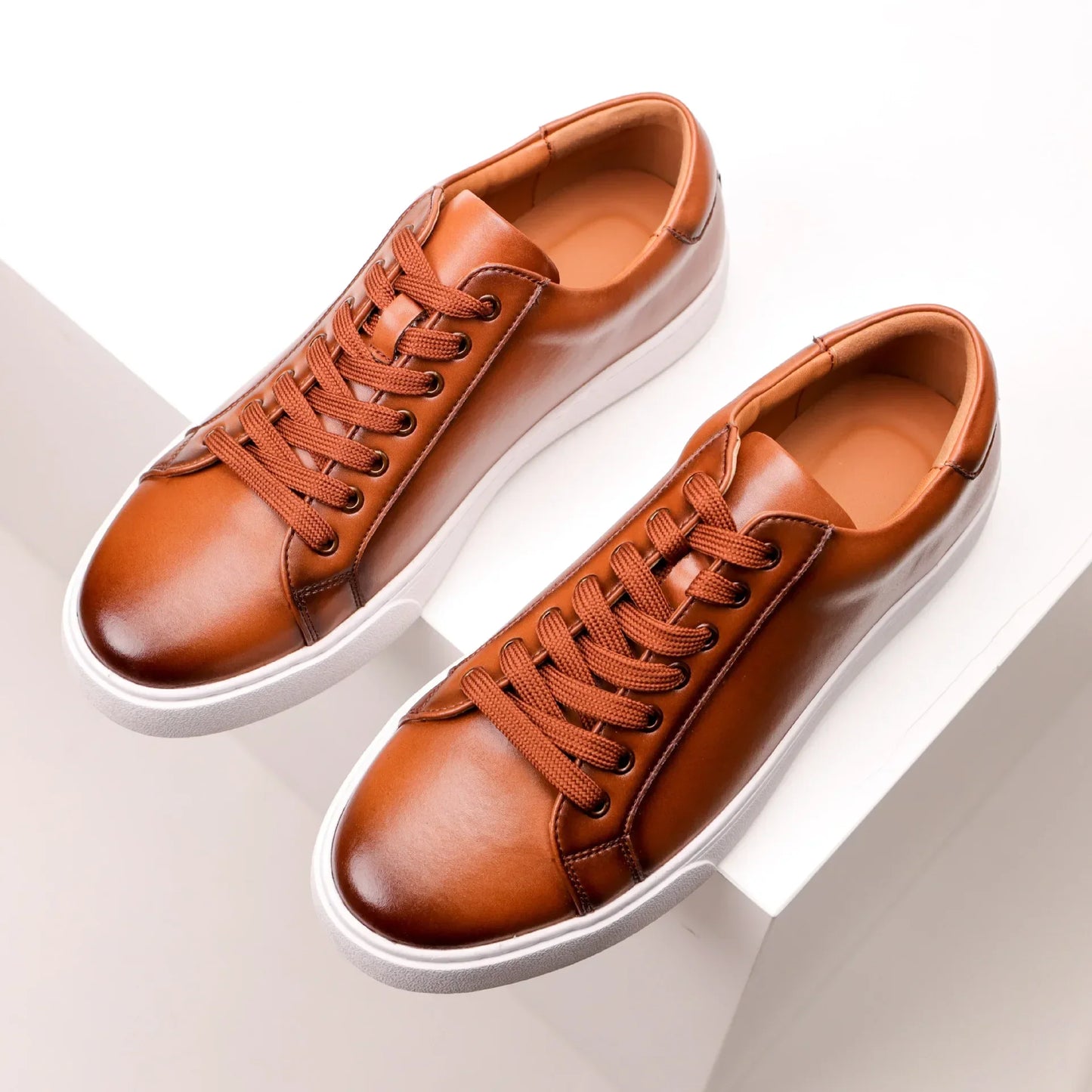 Zapatillas de piel auténtica