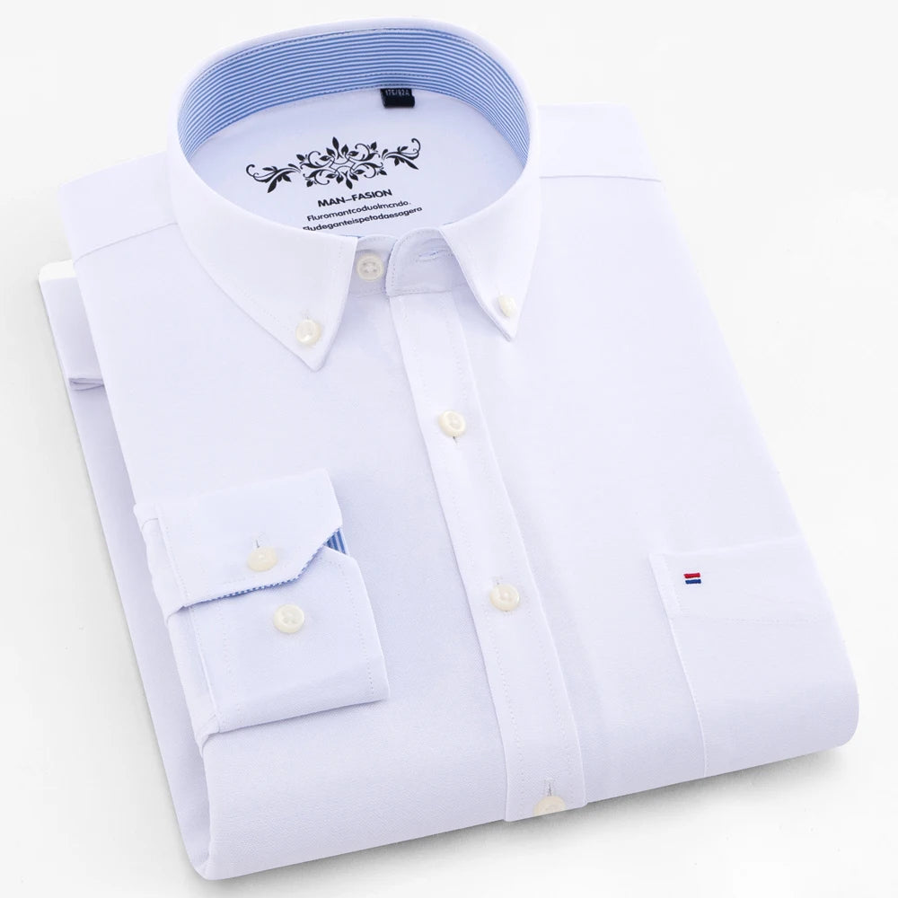 Elegante camisa de algodón