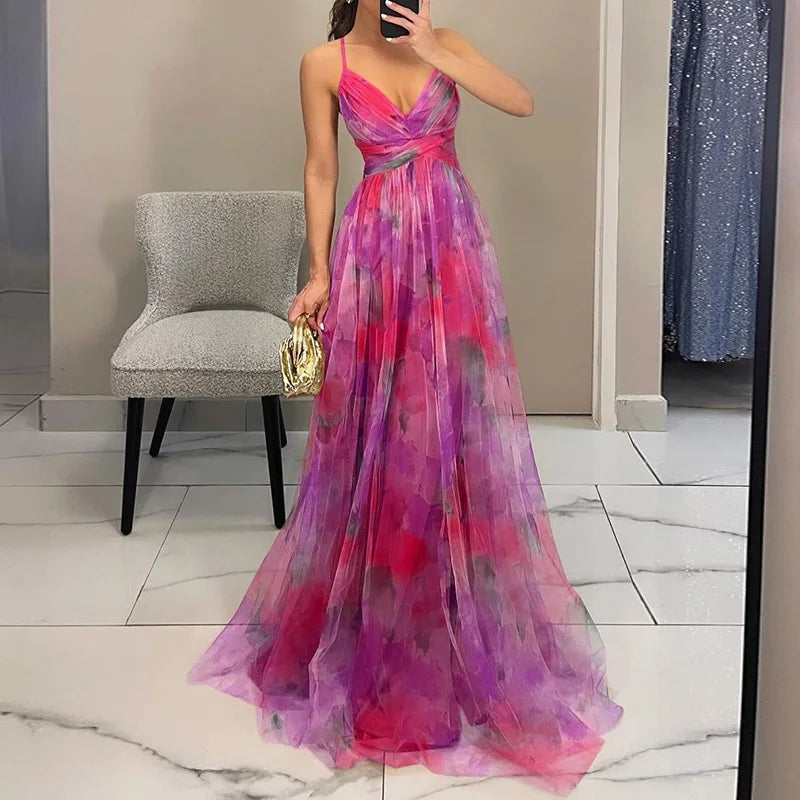 Elegante vestido largo
