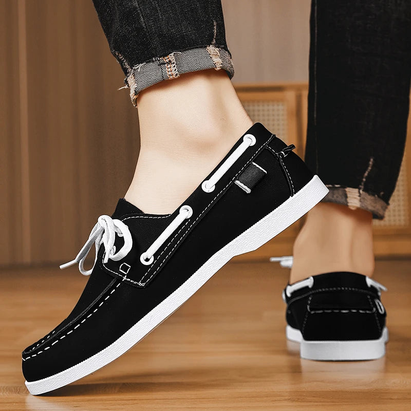Mocasines de cuero
