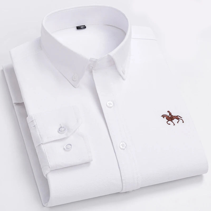 Elegante camisa de algodón