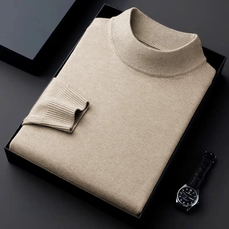 Cuello alto cálido de primera calidad