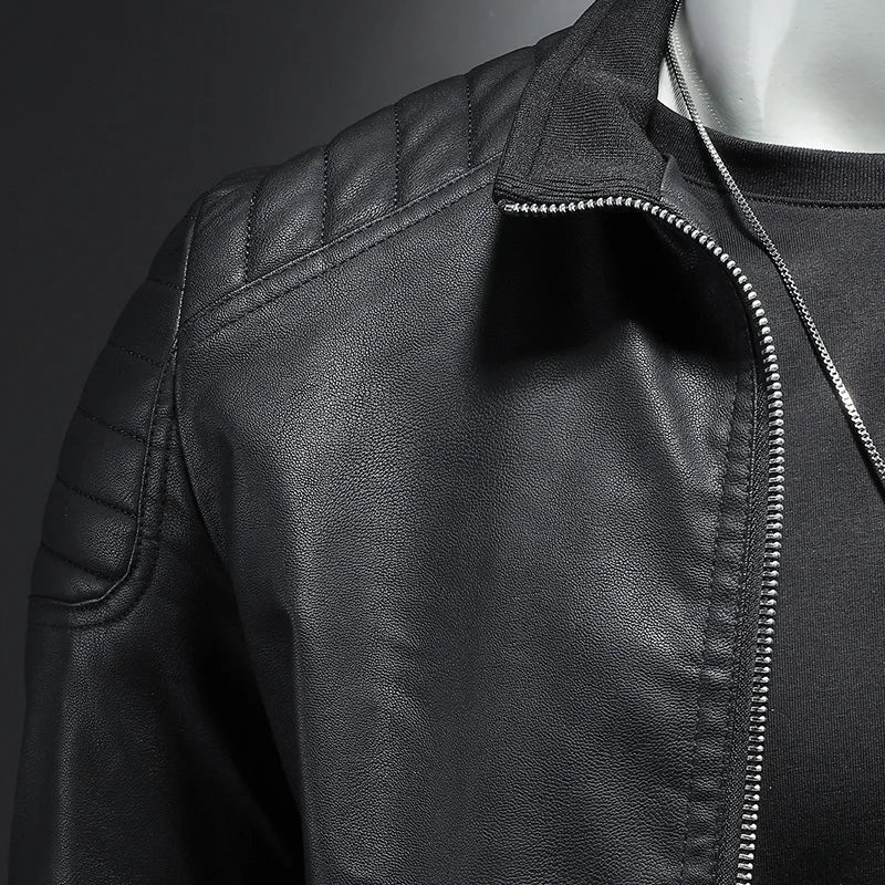 Chaqueta de cuero Premium
