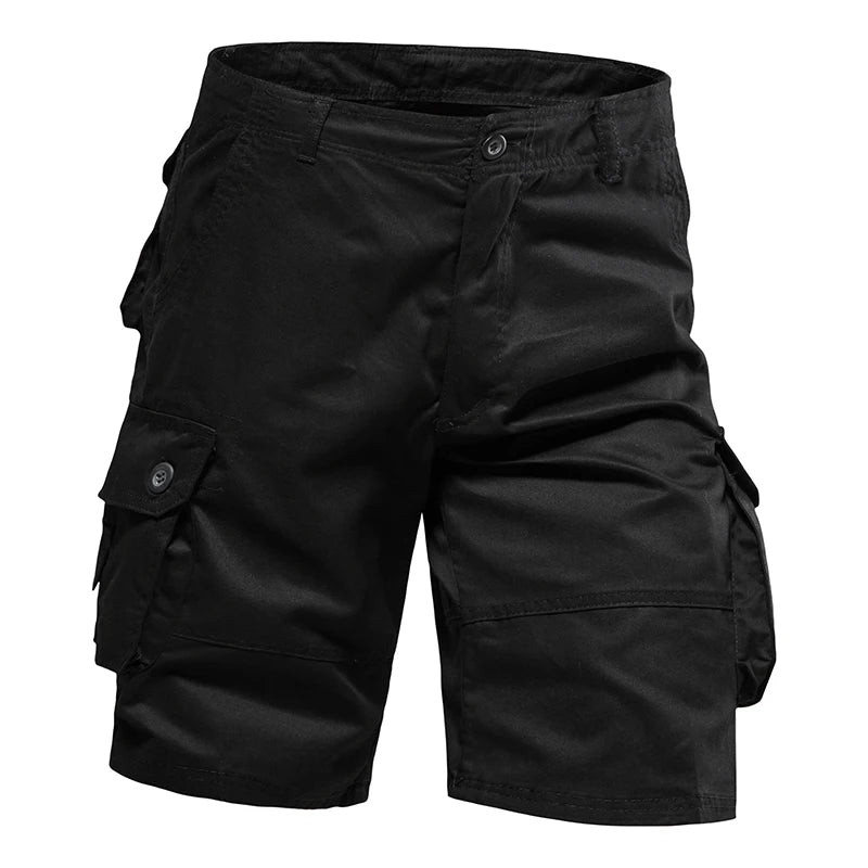 Pantalones cortos multibolsillos para hombre