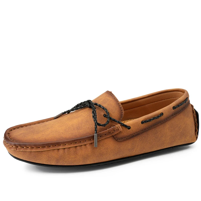 Mocasines de ante hechos a mano