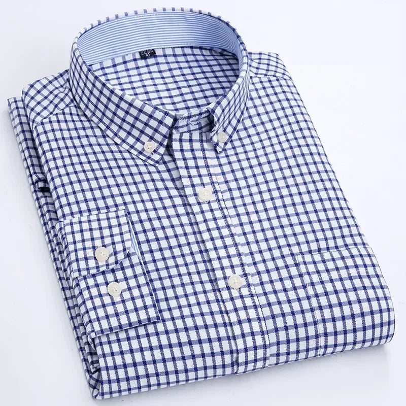 Camisa de algodón de manga larga