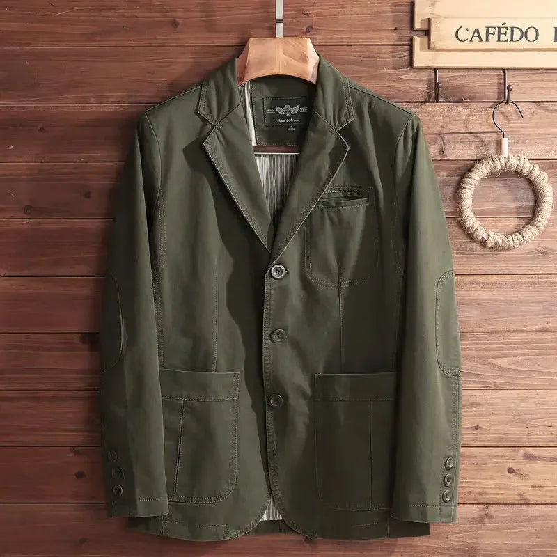 Blazer italiano de algodón
