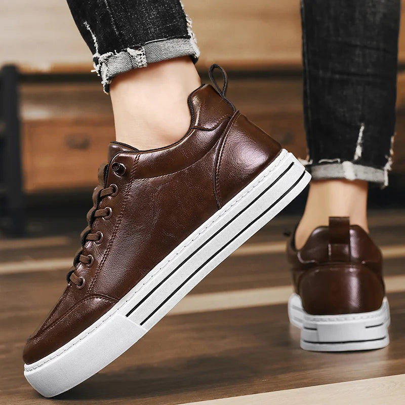 Elegantes zapatos de piel