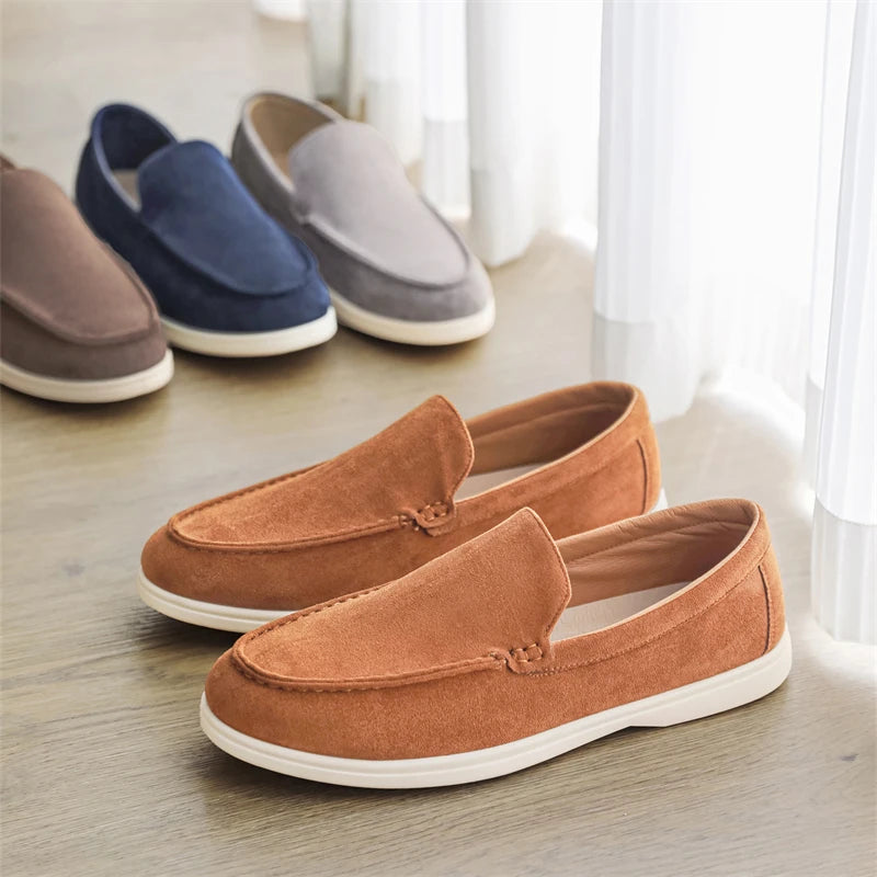 Mocasines casuales de ante