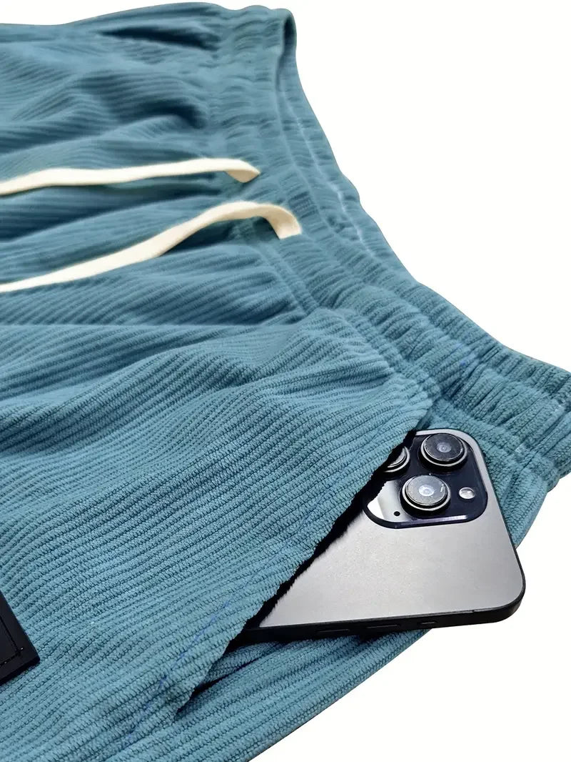 Pantalones informales de pana