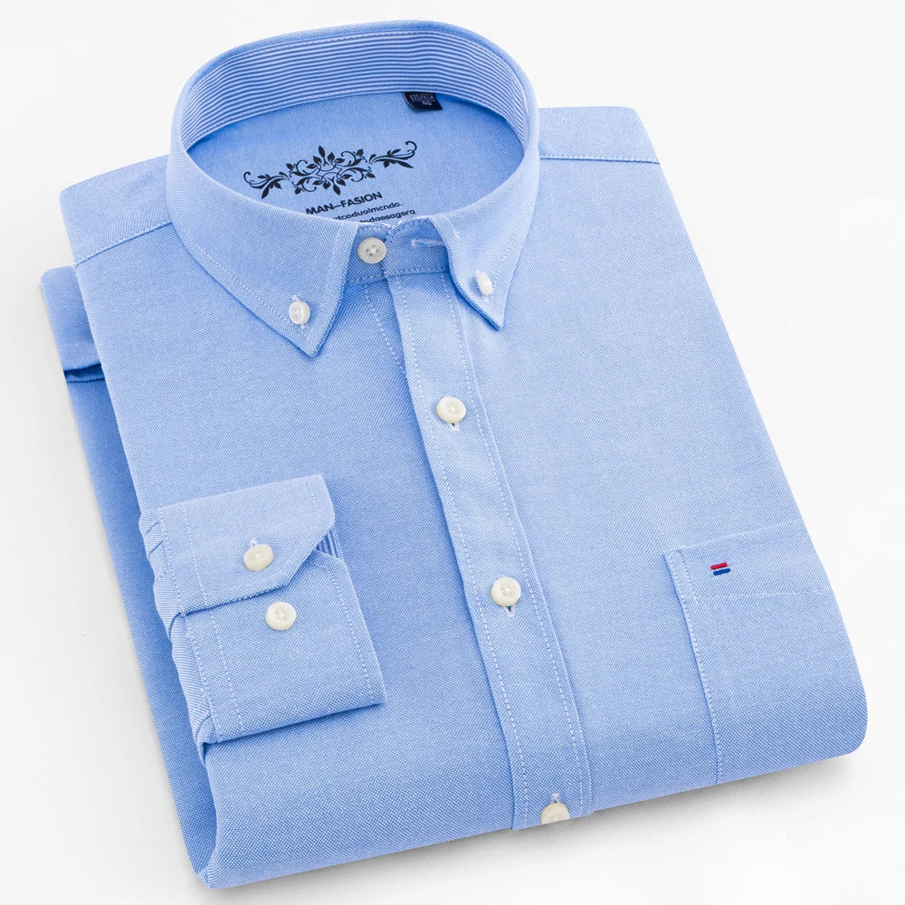 Elegante camisa de algodón
