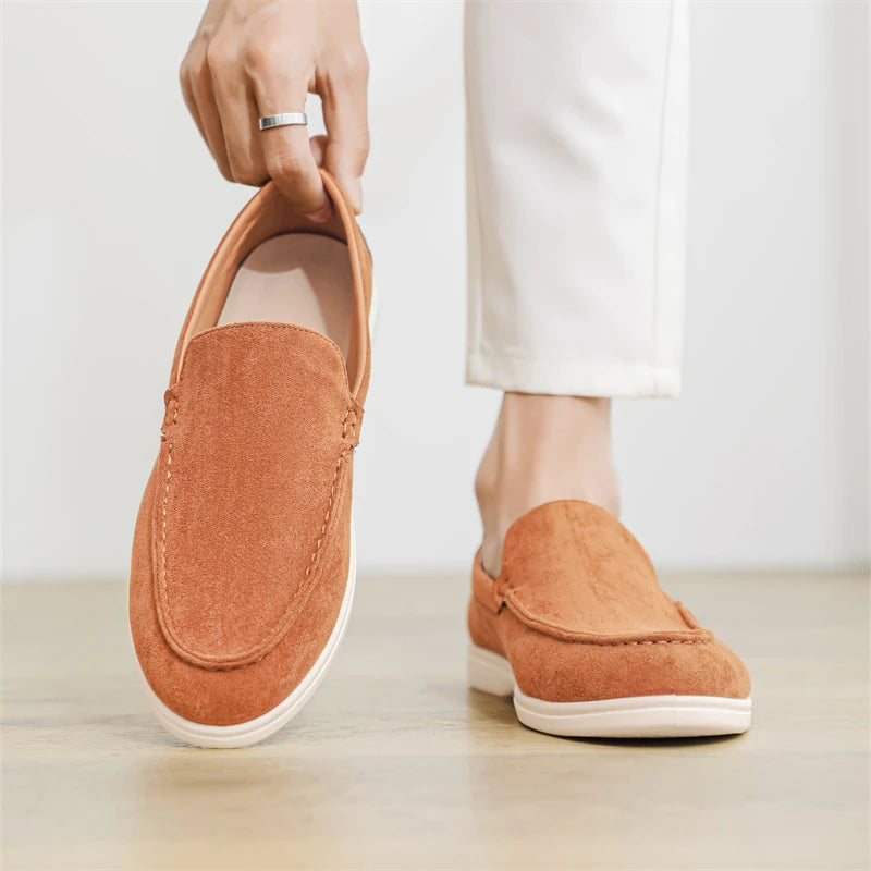 Mocasines casuales de ante
