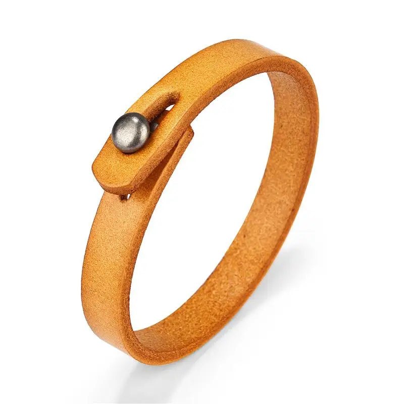 Pulsera de cuero para hombre
