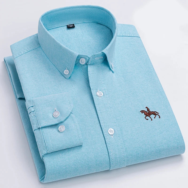 Elegante camisa de algodón