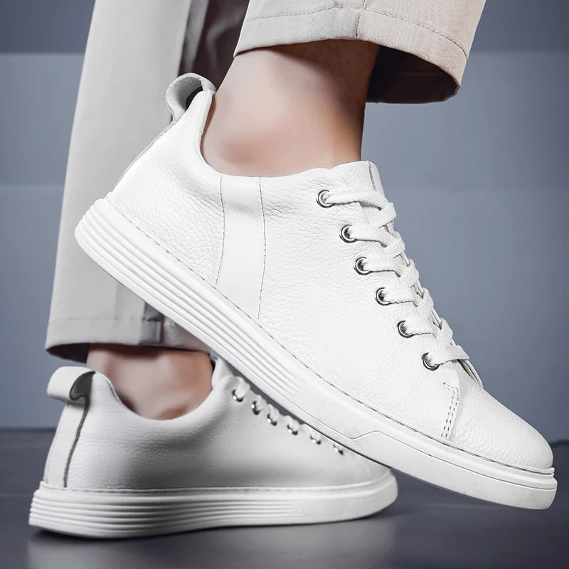 Elegantes zapatos de piel