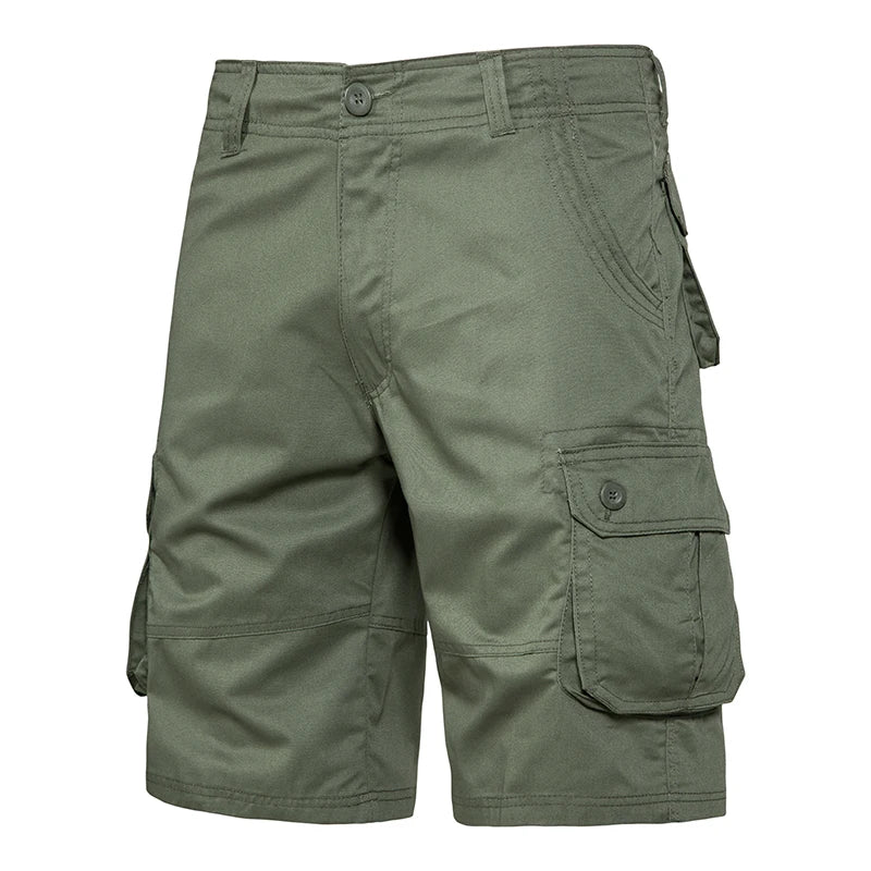 Pantalones cortos multibolsillos para hombre