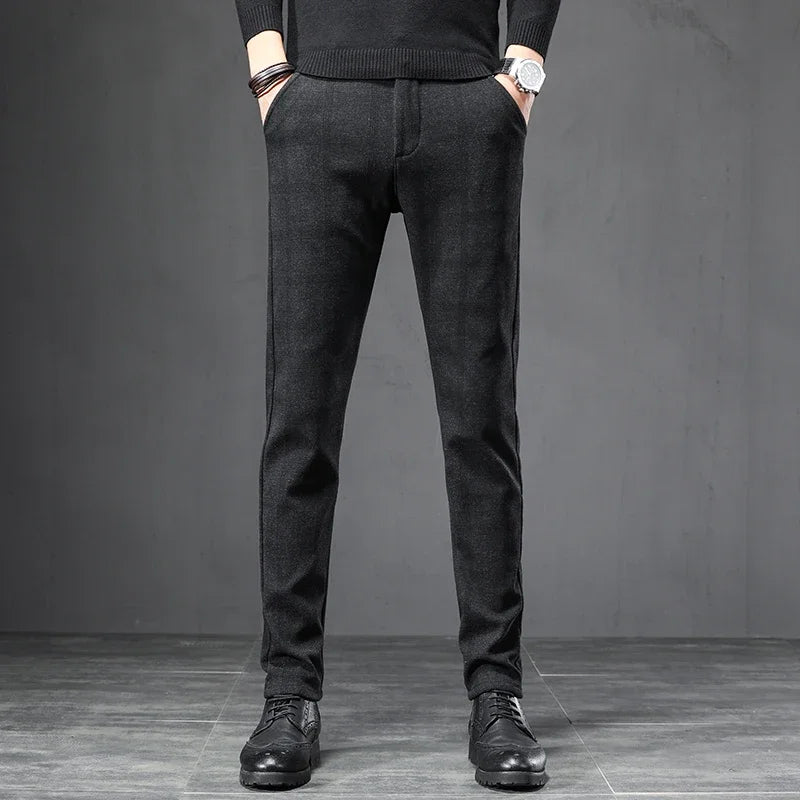 Pantalones informales a cuadros