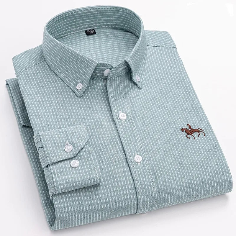 Elegante camisa de algodón