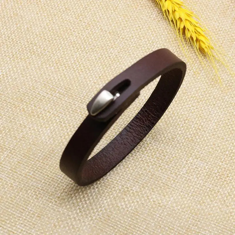 Pulsera de cuero para hombre