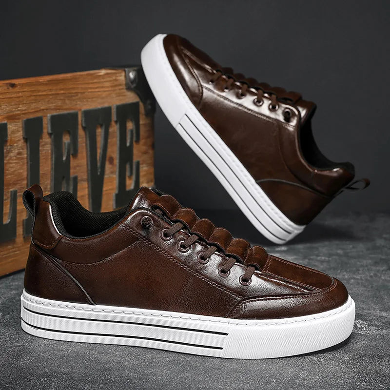 Elegantes zapatos de piel