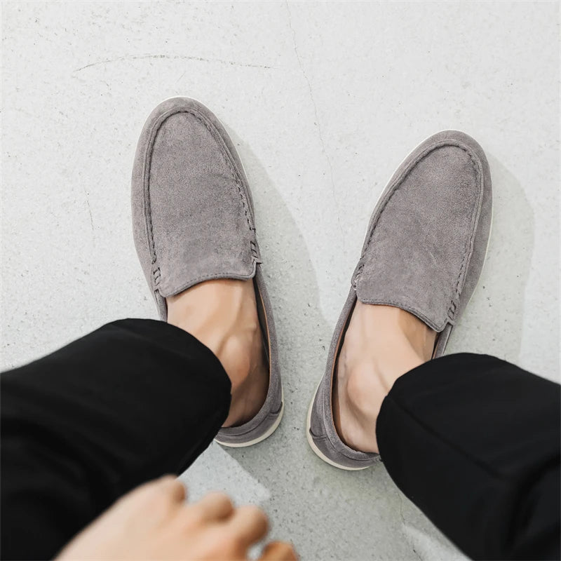 Mocasines casuales de ante