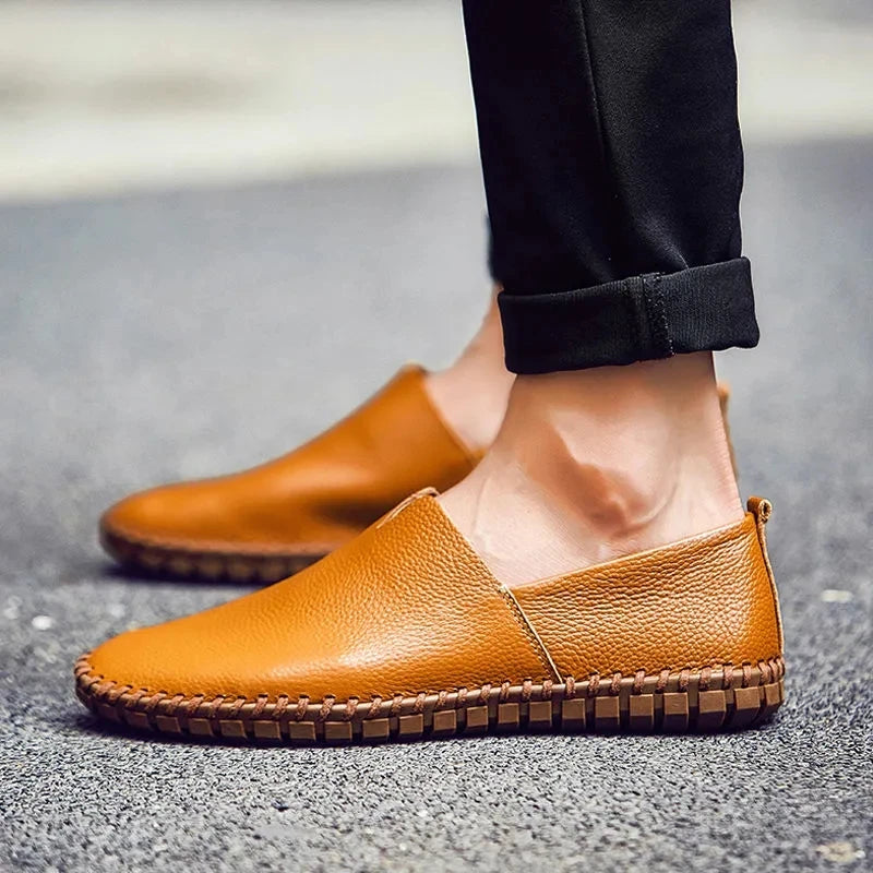 Mocasines de piel transpirable
