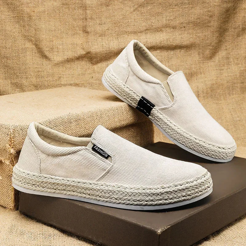 Elegantes zapatillas de lona