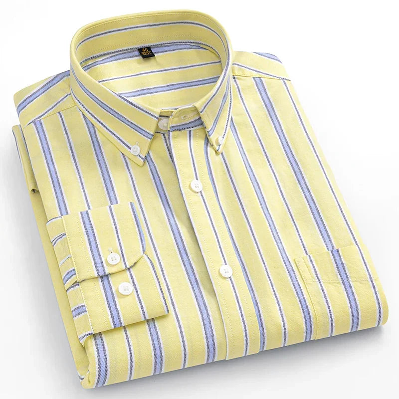 Camisa Oxford de algodón