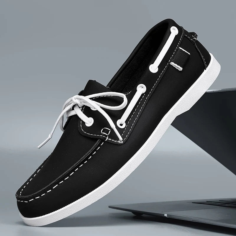 Mocasines de cuero