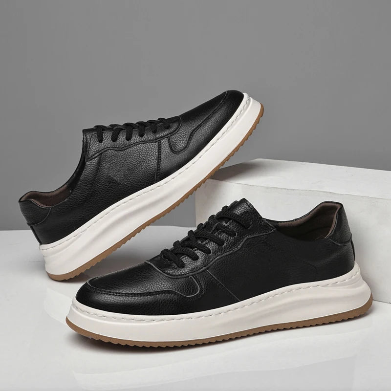 Cómodos zapatos de piel