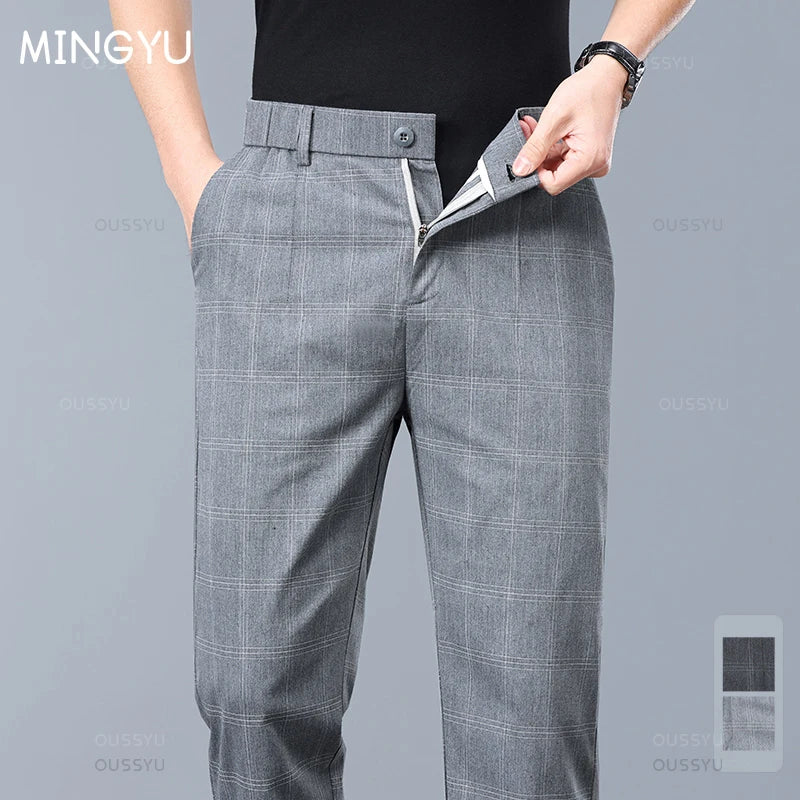 Pantalones de cuadros clásicos